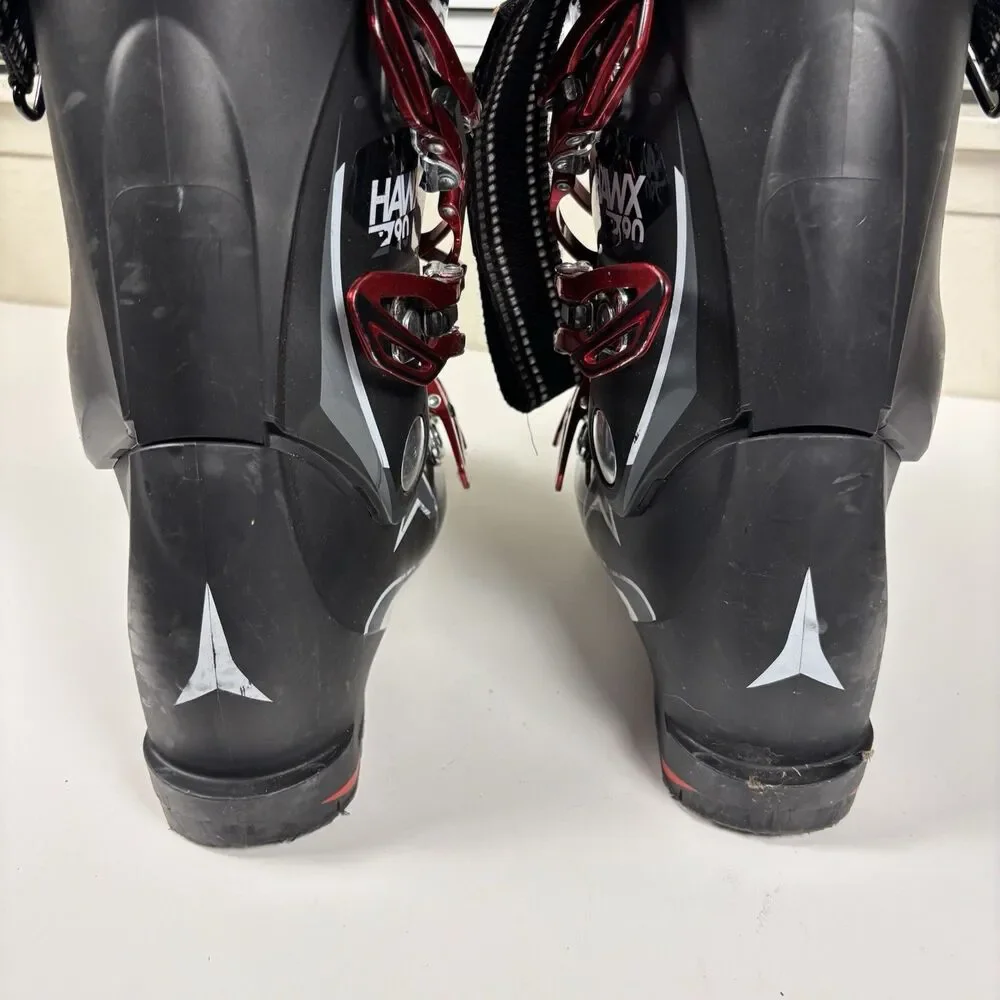 Atomic Silver Hawx 2.0 90 Ski Boots Red Black 295mm Size 25 25.5 Thinsulate 200